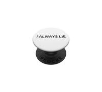 I Always Lie Paradox Logic Funny Brain Teaser Design PopSockets PopGrip Adhesivo