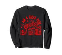 I Am A Biker Papa Frase Divertida para Abuelo Motero Sudadera