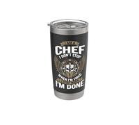 I Am A Chef Funny Cooking I Don't Stop Design Vaso térmico de acero inoxidable de doble pared