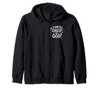 I Am a Child of God Christian Faith-Inspired Men Women Kids Sudadera con Capucha
