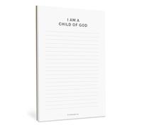 I Am A Child Of God Notepad - 5.5 x 8.5 LDS Journal for Weekly Lessons & Scripture Study, 50 Pages - Latter-day Saint Gift - Primary Teaching, Relief Society Lesson, Young Women Lesson, Missionary