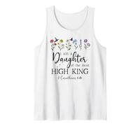 I Am a Daughter of The High King God Bible 2 Corinthian 6:18 Camiseta sin Mangas