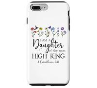 I Am a Daughter of The High King God Bible 2 Corinthian 6:18 Carcasa para iPhone 7 Plus/8 Plus