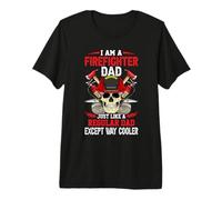 I Am A Firefighter Dad Fireman Firefighters Lovers Camiseta Premium