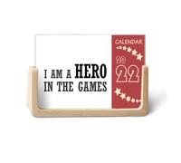 I Am A Hero In The Games Art Deco Fashion 2022 Calendario de escritorio Planificador de 12 meses