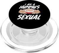 I Am A Hummus Sexual Vegan Food Spread Juego de Palabras PopSockets PopGrip para MagSafe