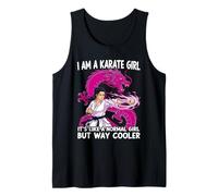 I Am A Karate Girl Frase divertida para chicas Camiseta sin Mangas