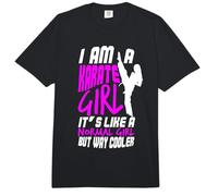 I Am A Karate Girl Frase Divertida para Chicas Comfort Colors Adult Heavyweight T-Shirt