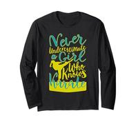 I Am A Karate Girl Frase divertida para chicas Manga Larga