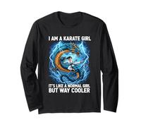 I Am A Karate Girl Frase divertida para chicas Manga Larga