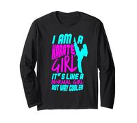 I Am A Karate Girl Frase divertida para chicas Manga Larga