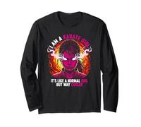 I Am A Karate Girl Frase divertida para chicas Manga Larga