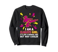 I Am A Karate Girl Frase divertida para chicas Sudadera
