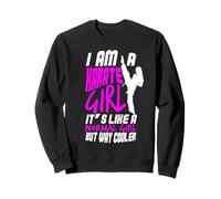 I Am A Karate Girl Frase divertida para chicas Sudadera