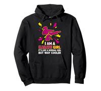 I Am A Karate Girl Frase divertida para chicas Sudadera con Capucha