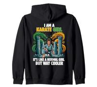 I Am A Karate Girl Frase divertida para chicas Sudadera con Capucha