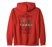 I Am A Plantaholic On The Road To Recovery Divertido Amante de Las Plantas Sudadera con Capucha