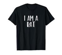 I Am A Rat Halloween I'm Simple Costume Lazy Camiseta
