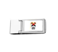 I Am A Transgender LGBT Rainbow - Cartera de bolsillo delgada con clip para dinero de acero inoxidable