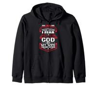 I Am A Truck Driver God and My Wife Funny Trucker Sudadera con Capucha