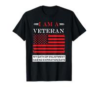 I Am A Veteran My Oath Has No Expiration Men's Veteran Camiseta