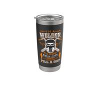 I Am A Welder Welding Funny Welders Jobs Lovers Vaso térmico de acero inoxidable de doble pared