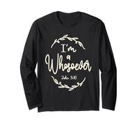 I Am a Whosoever John 3:16 Cita cristiana Manga Larga