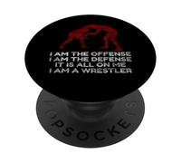 I Am A Wrestler - Divertido Aspecto Desgastado de Lucha Libre PopSockets PopGrip Adhesivo