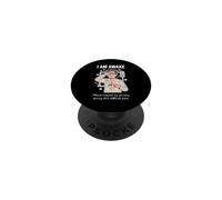 I Am Awake Please Respect My Privacy Sarcastic Tired Morning PopSockets PopGrip Adhesivo