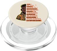 I Am Black Child Magical Intelligent History Month Niños Niños PopSockets PopGrip para MagSafe
