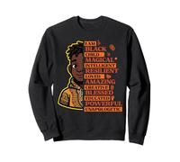 I Am Black Child Magical Intelligent History Month Niños Niños Sudadera