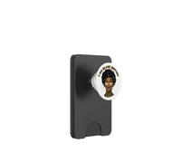 I Am Black History Black Afro African Black History Mes PopSockets PopWallet para MagSafe