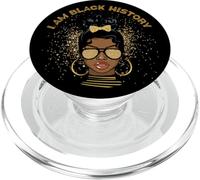 I Am Black History Black Girl Queen Black History Mes PopSockets PopGrip para MagSafe