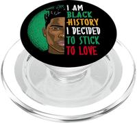 I Am Black History Mes afroafricano de la Historia Negra PopSockets PopGrip para MagSafe