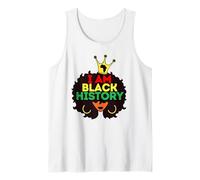 I Am Black History Month Chica afroamericana Melanina mágica Camiseta sin Mangas