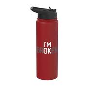 I am Broken ich bin verrückt. Stainless Steel Insulated Water Bottle
