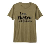 I Am Chosen Not Forsaken Versículo de la Biblia Cristiano Camiseta Premium