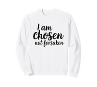 I Am Chosen Not Forsaken Versículo de la Biblia Cristiano Sudadera