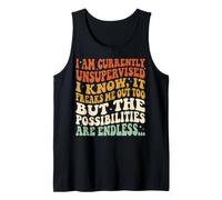I Am Currently Unsupervised I Know It Freaks Me out Too Camiseta sin Mangas