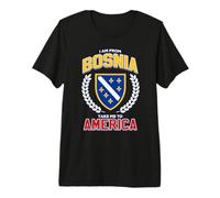 I Am from Bosnia Take Me America Bandera Bosnia BiH Camiseta Premium