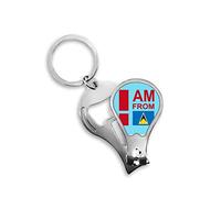 I Am from Lucia Art Deco Fashion Fingernail Clipper cortador llavero tijera