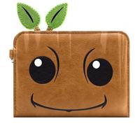 I Am Groot Guardians of The Galaxy Héroe Primer Plano Cartera Clutch Bolsillo para Monedas & Tarjetero, Marrón