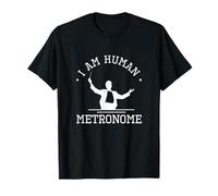 I Am Human Metrónomo Funny Orchestra Conductor Música Maestro Camiseta