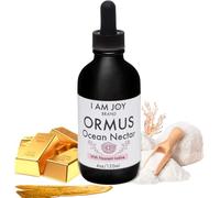 I Am Joy: Ormus Ocean Nectar Monoatómico Oro con yodo Diseñado para descalcificar la glándula piña, apoyar la tiroides y aumentar los sentimientos de alerta, claridad de pensamiento y energía 4 onzas