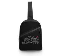 I Am Loved Sling Bag Crossbody Shoulder Travel Chest Mochila Mochila Plegable para Deportes Compras Senderismo