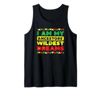 I Am My Ancestors Wildest Dreams Vintage Negro Historia Oscuro Camiseta sin Mangas