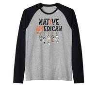 I Am Native American Indigenous People Camiseta Manga Raglan