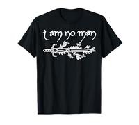 I Am No Man Fantasy Reader Feminista Cita Regalo Bookish Camiseta