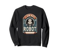 I Am Not A Robot Captcha Fun Computer Fun Nerd Funny Sudadera