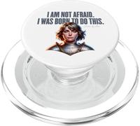 I Am Not Afraid. I Was Born To Do This. Cita de Juana de Arco PopSockets PopGrip para MagSafe